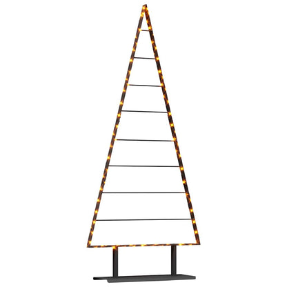 Metall Weihnachtsbaum mit Ständer Schwarz 180 cm Stahl