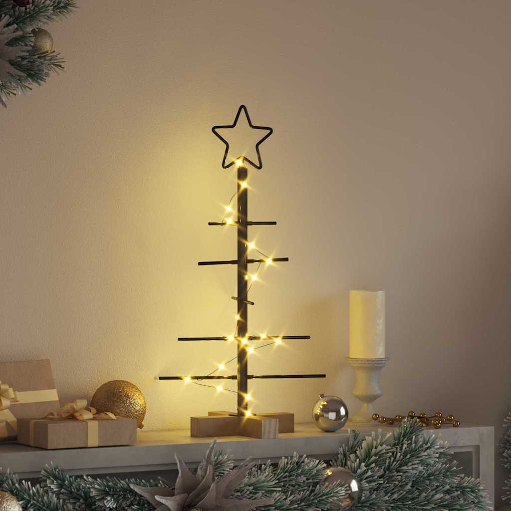 Metall Weihnachtsbaum Schwarz 59,5 cm Pulverbeschichteter Stahl