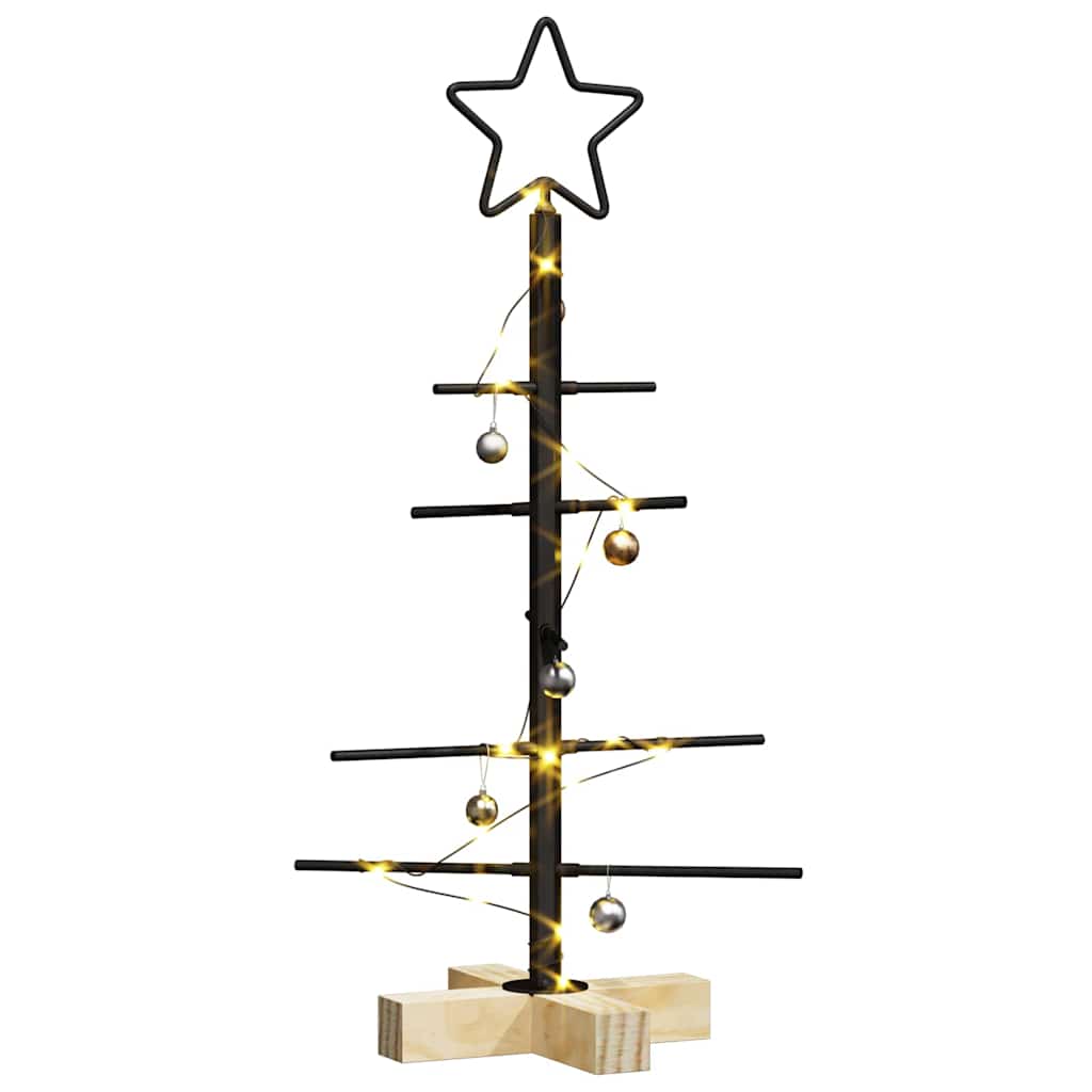 Metall Weihnachtsbaum Schwarz 59,5 cm Pulverbeschichteter Stahl