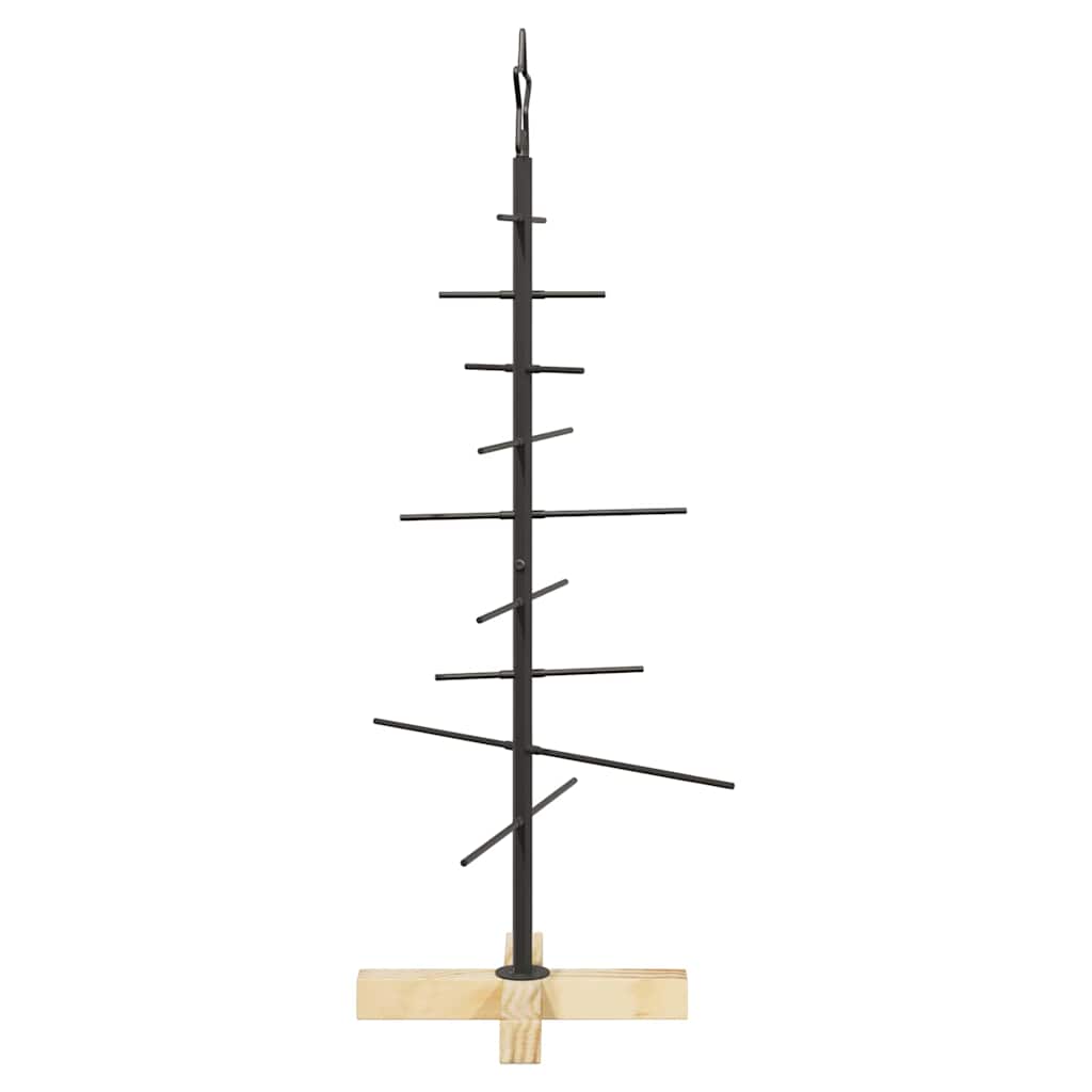 Metall Weihnachtsbaum Schwarz 89 cm Pulverbeschichteter Stahl