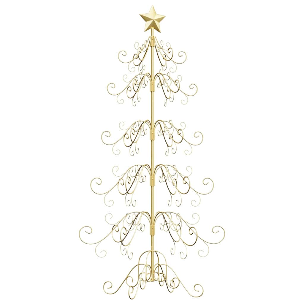 Metall Weihnachtsbaum Gold 150 cm Pulverbeschichteter Stahl