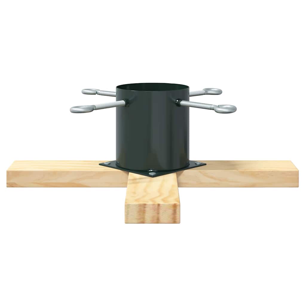 Weihnachtsbaumständer Grün 50 x 50 x 16 cm Massives Kiefernholz