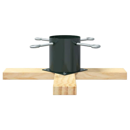 Weihnachtsbaumständer Grün 50 x 50 x 16 cm Massives Kiefernholz