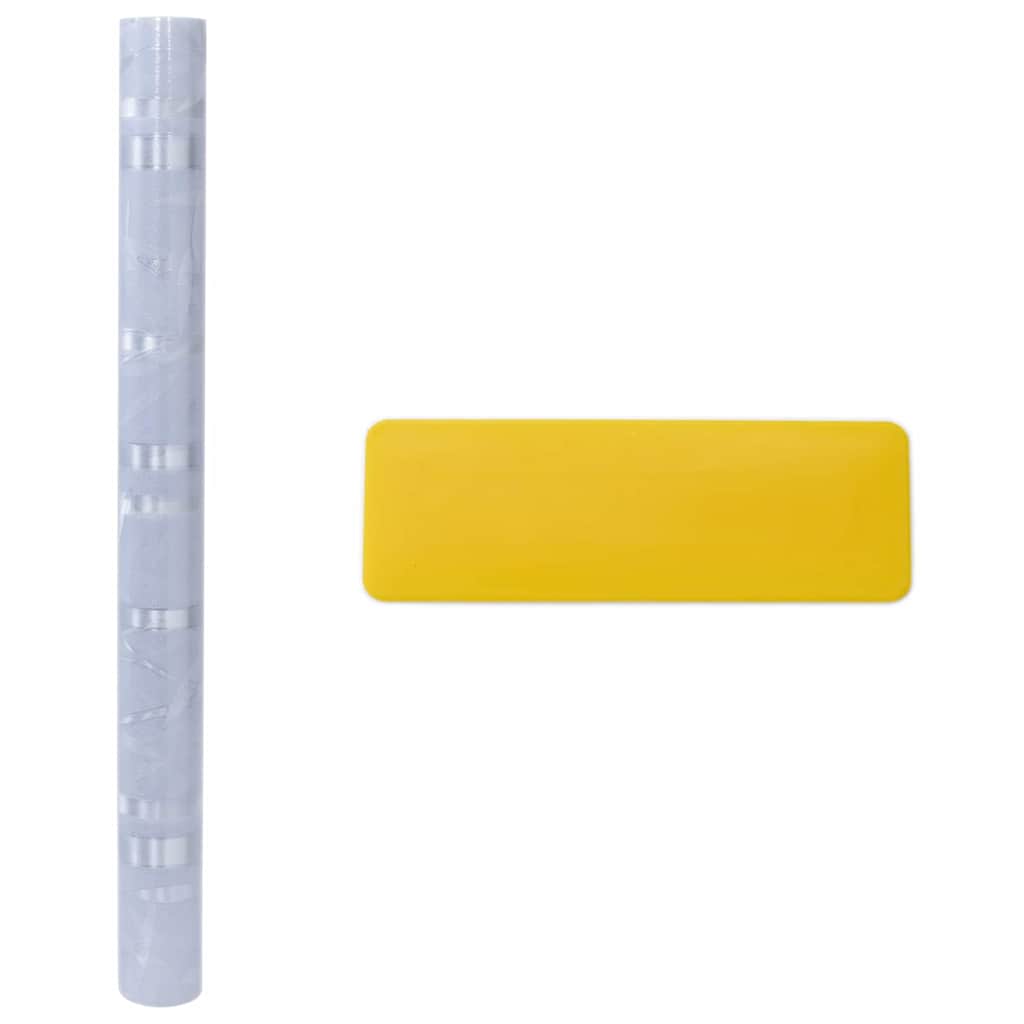 Statische Fensterfolie Bambus-Muster 90 x 500 cm PVC