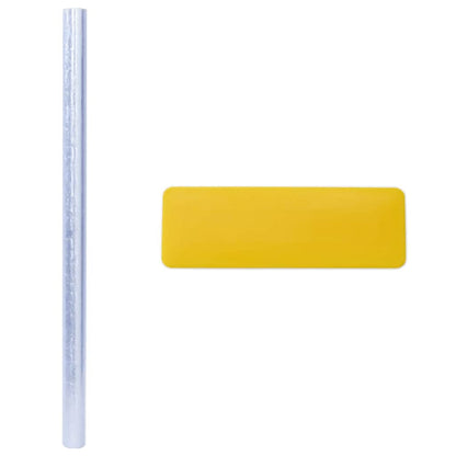 Statische Fensterfolie Transparent 90 x 500 cm PVC