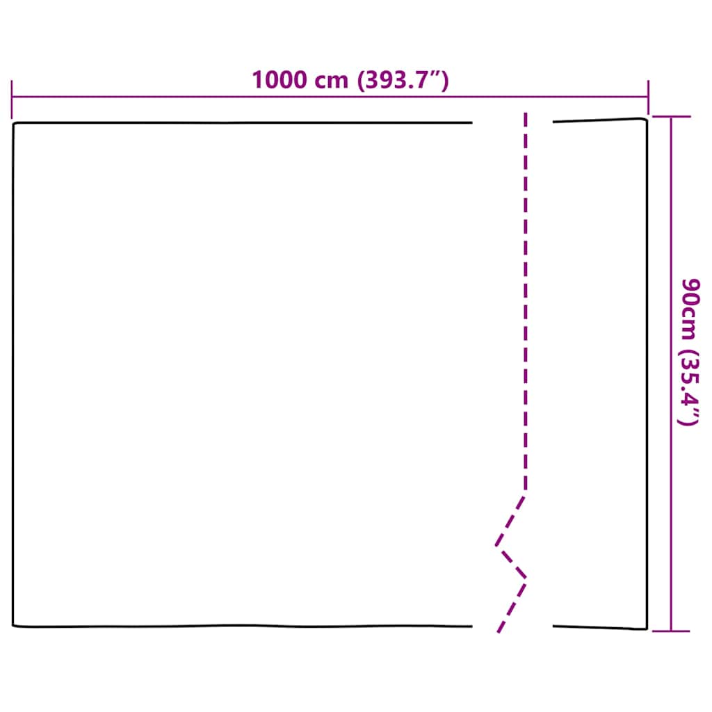 Statische Fensterfolie Transparent 90 x 1000 cm PVC