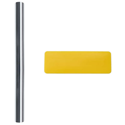 Statische Reflektierende Solarfensterfolie Silber 60 x 2000 cm