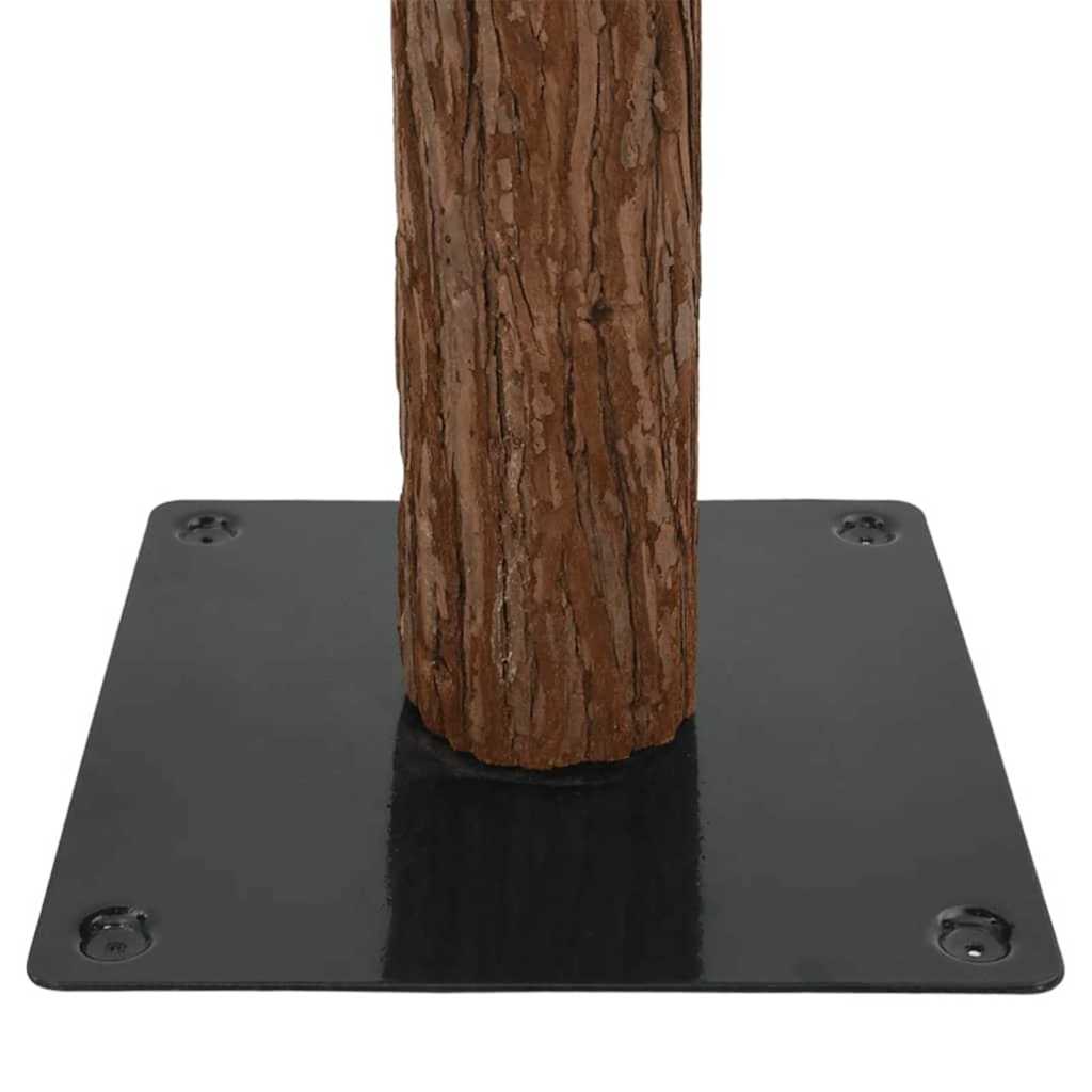 Schlanker Weihnachtsbaum mit 300 LEDs mit Ständer Grün 210 cm