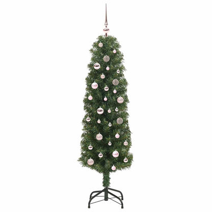 Künstlicher Weihnachtsbaum mit 150 LEDs mit Ständer Grün 150 cm