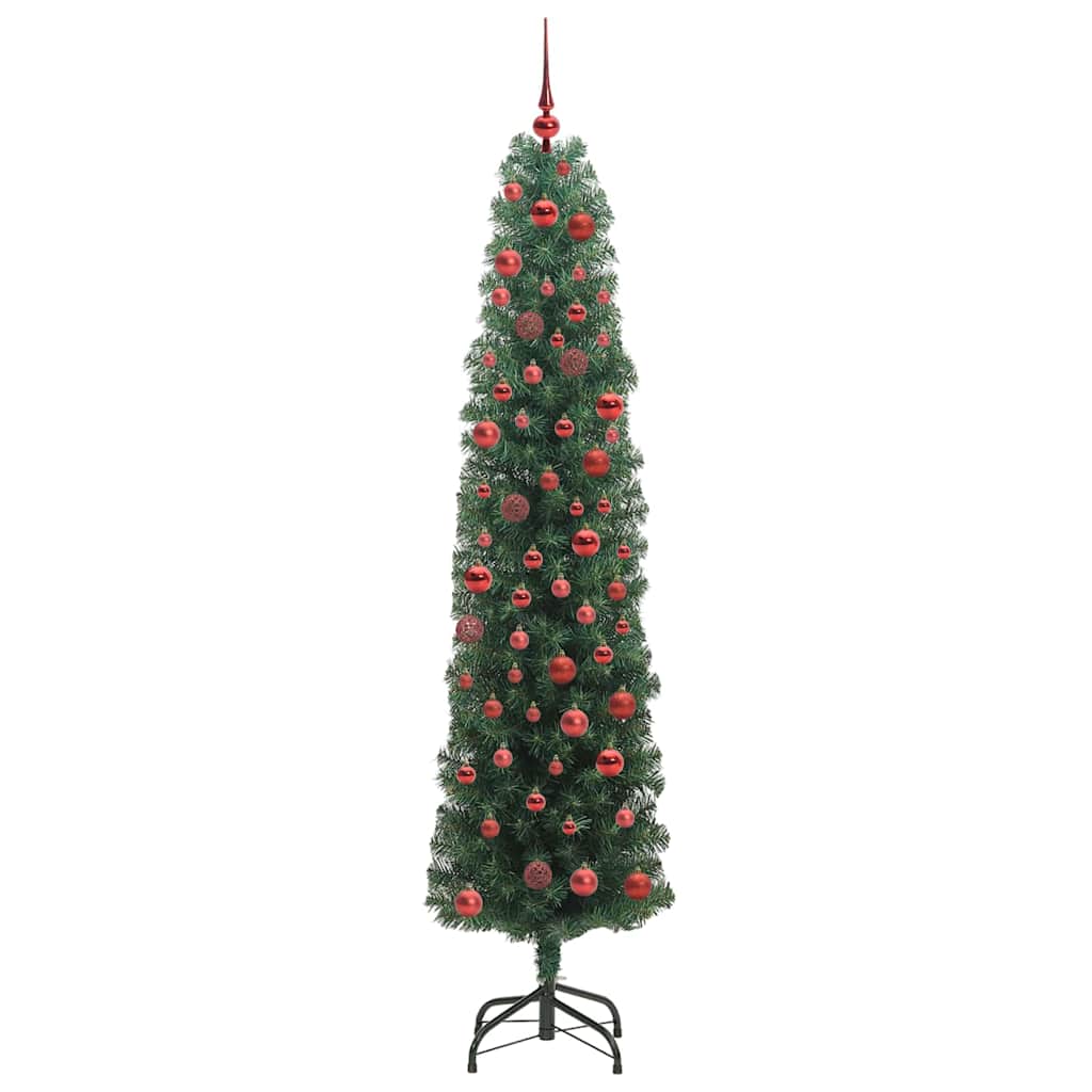 Künstlicher Weihnachtsbaum mit 300 LEDs mit Ständer Grün 180 cm