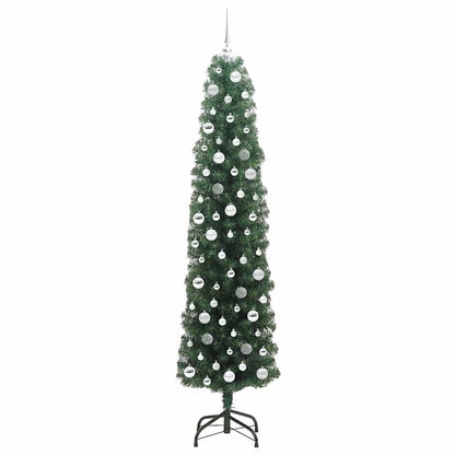 Künstlicher Weihnachtsbaum mit 300 LEDs mit Ständer Grün 210 cm