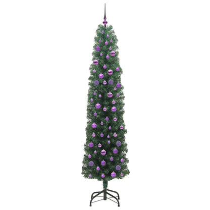 Künstlicher Weihnachtsbaum mit 300 LEDs mit Ständer Grün 210 cm