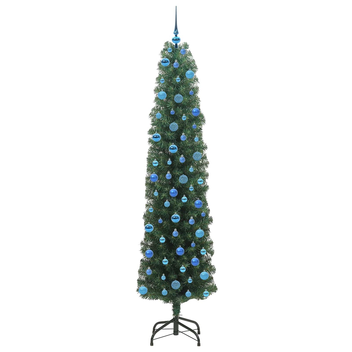 Künstlicher Weihnachtsbaum mit 300 LEDs mit Ständer Grün 240 cm
