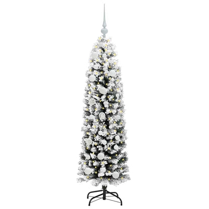 Künstlicher Weihnachtsbaum mit 150 LEDs mit Ständer Grün 150 cm