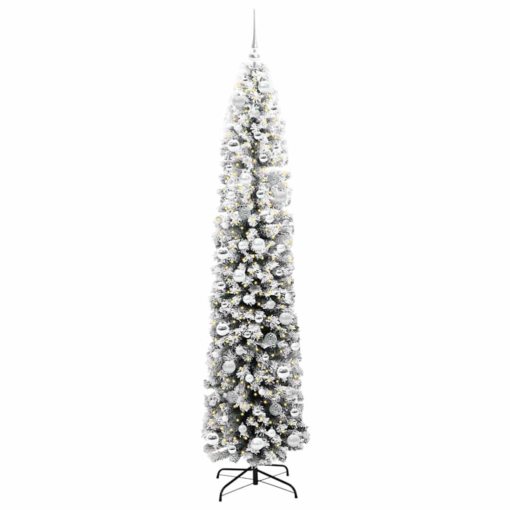 Künstlicher Weihnachtsbaum mit 300 LEDs mit Ständer Grün 210 cm