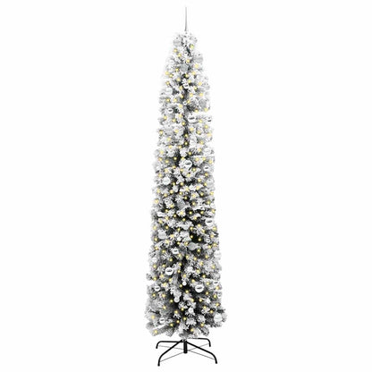 Künstlicher Weihnachtsbaum mit 300 LEDs mit Ständer Grün 240 cm