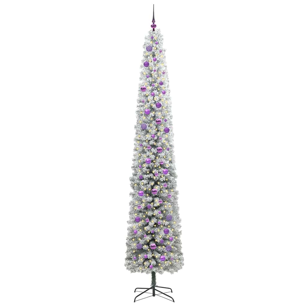 Künstlicher Weihnachtsbaum mit 300 LEDs mit Ständer Grün 270 cm