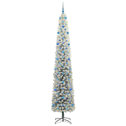 Künstlicher Weihnachtsbaum mit 300 LEDs mit Ständer Grün 270 cm