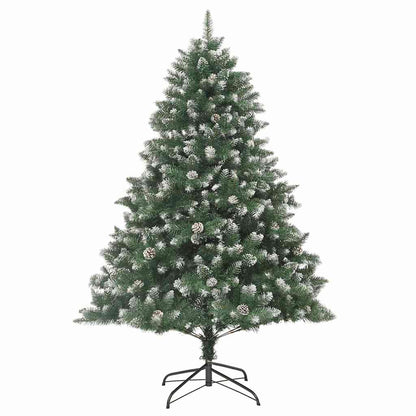 Künstlicher Weihnachtsbaum mit 300 LEDs mit Ständer Grün 240 cm