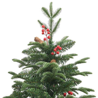 Künstlicher Weihnachtsbaum mit 300 LEDs mit Ständer Grün 210 cm