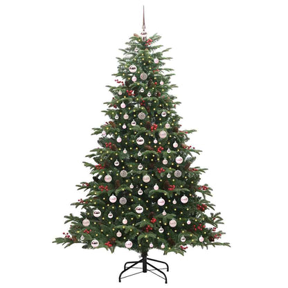 Künstlicher Weihnachtsbaum mit 300 LEDs mit Ständer Grün 210 cm