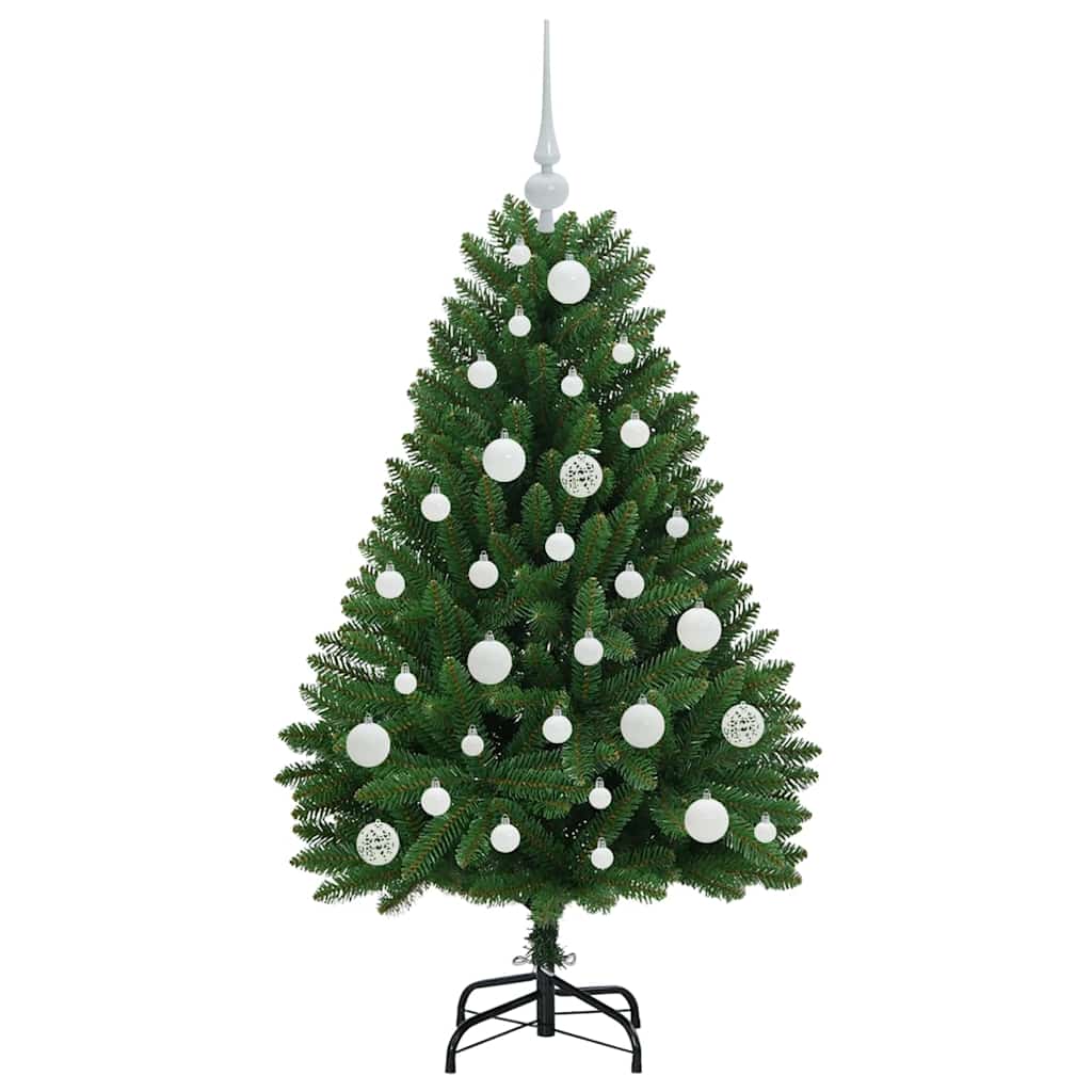 Künstlicher Weihnachtsbaum Grün 120 cm PVC und Metall