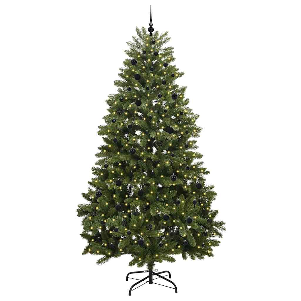 Künstlicher Weihnachtsbaum Grün 270 cm PVC und Metall