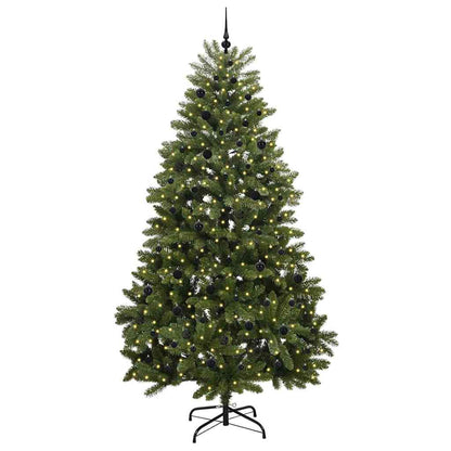 Künstlicher Weihnachtsbaum Grün 270 cm PVC und Metall