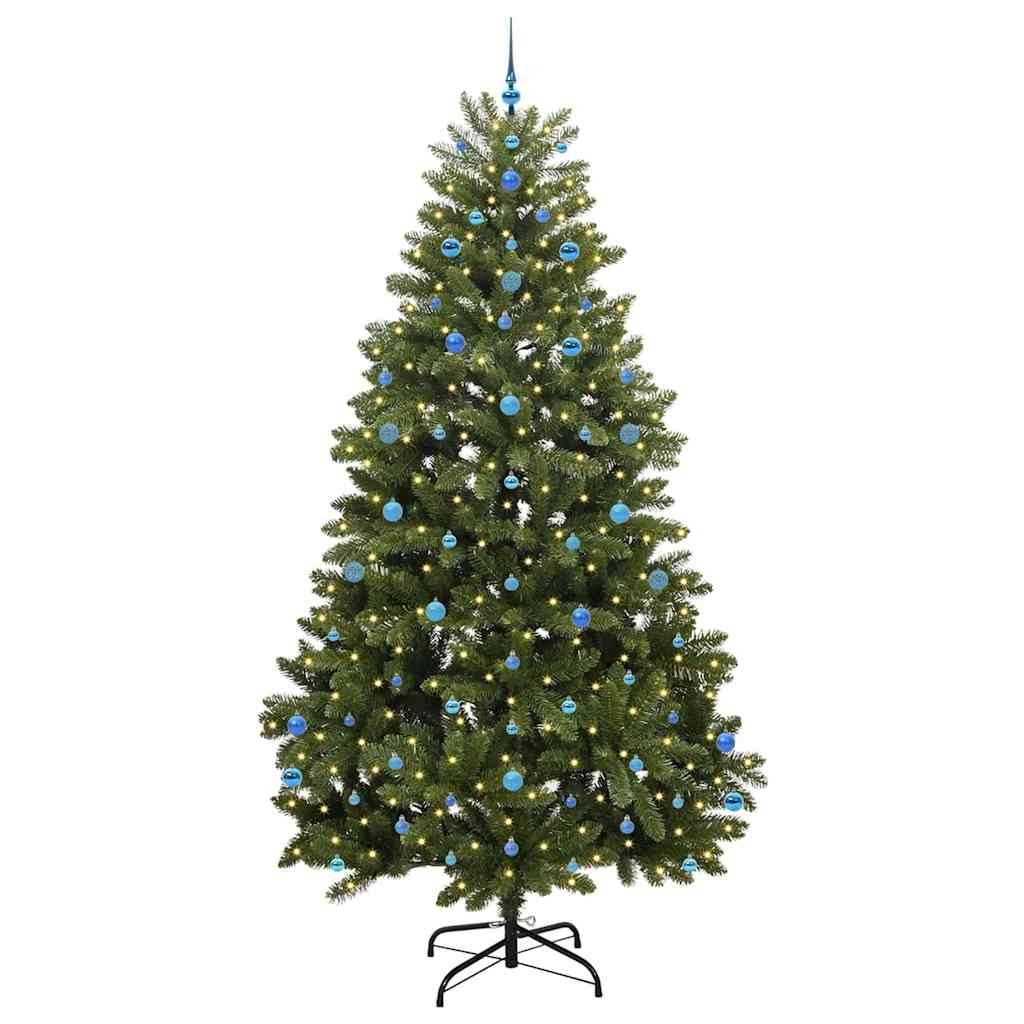 Künstlicher Weihnachtsbaum Grün 270 cm PVC und Metall