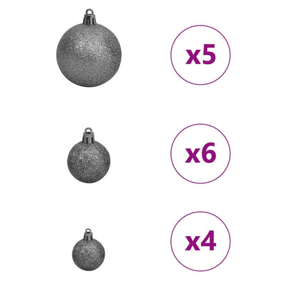 Künstlicher Weihnachtsbaum mit 150 LEDs mit Ständer Grün 120 cm