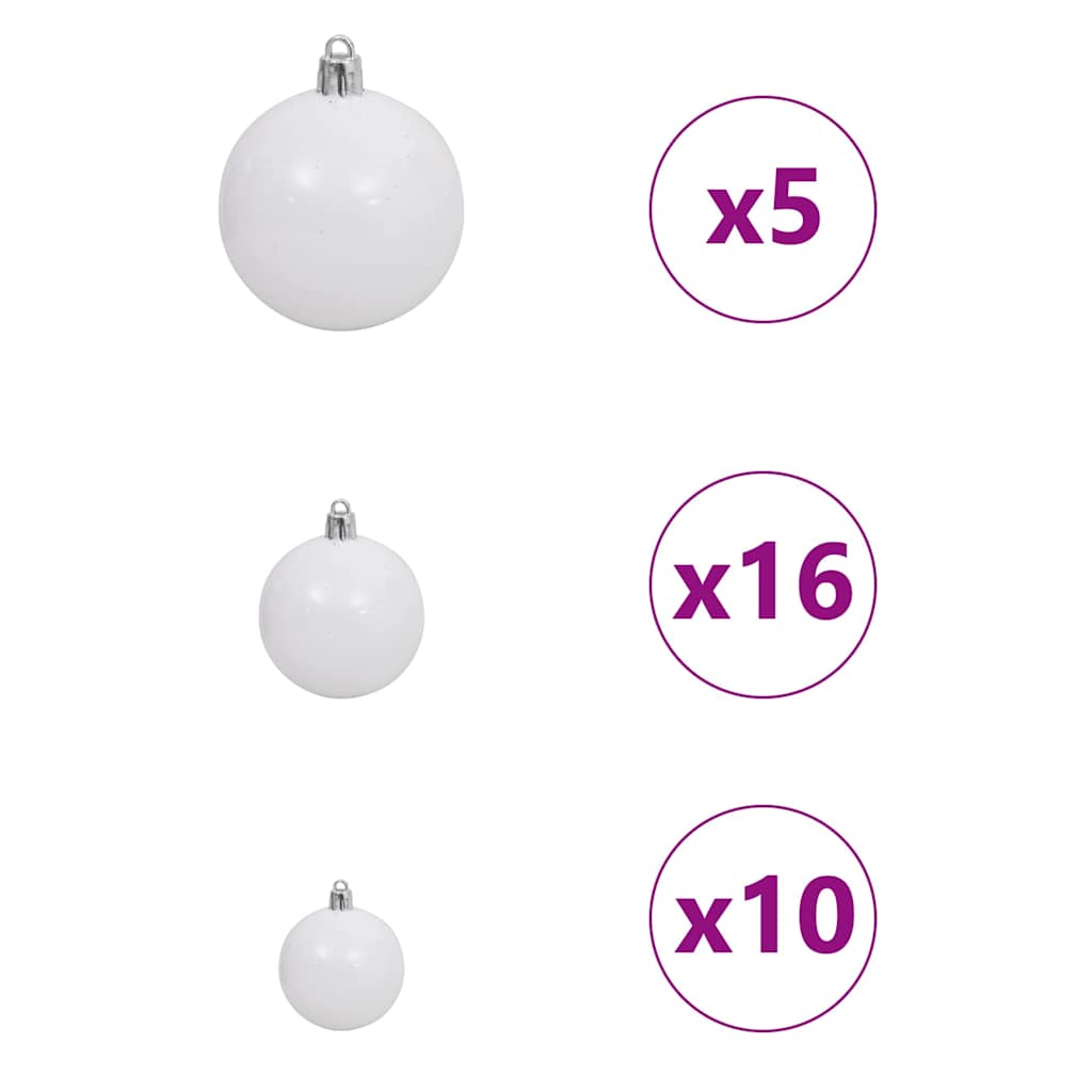 Künstlicher Weihnachtsbaum mit 300 LEDs mit Ständer Grün 210 cm