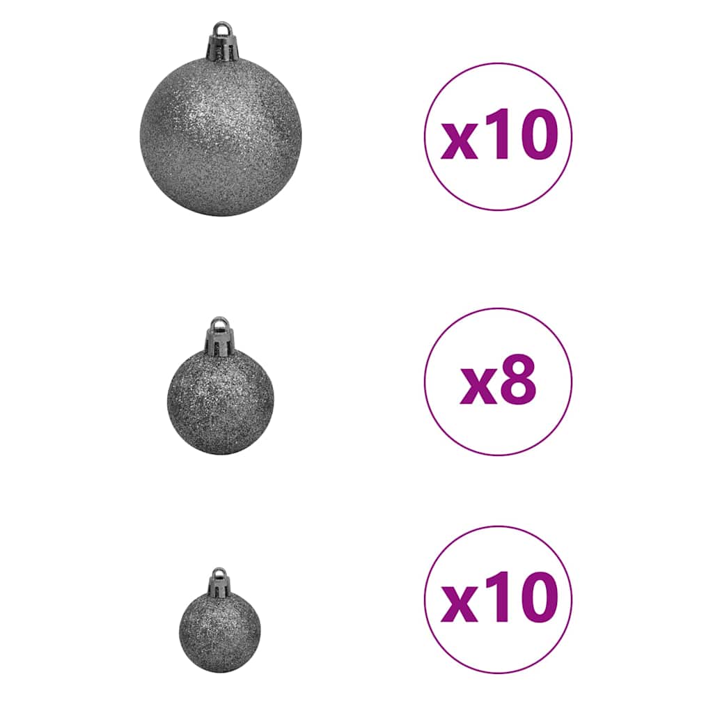 Künstlicher Weihnachtsbaum Grün 180 cm PVC, Plastik und Stahl