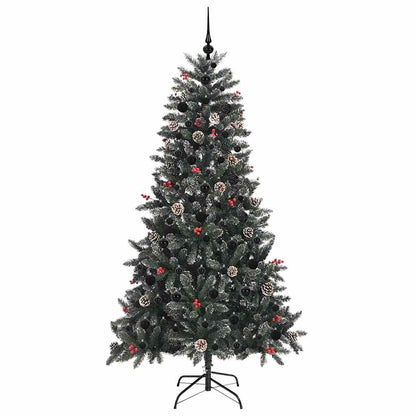 Künstlicher Weihnachtsbaum Grün 180 cm PVC, Plastik und Stahl