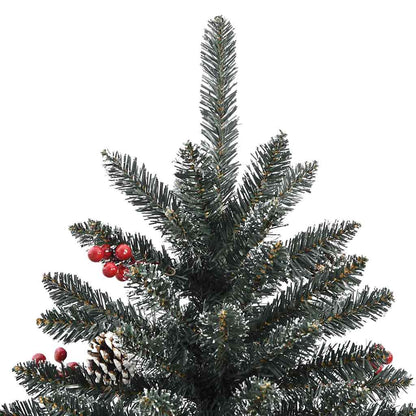 Künstlicher Weihnachtsbaum Grün 180 cm PVC, Plastik und Stahl