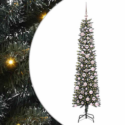 Künstlicher Weihnachtsbaum mit 300 LEDs mit Ständer Grün 180 cm