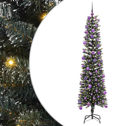 Künstlicher Weihnachtsbaum mit 300 LEDs mit Ständer Grün 180 cm