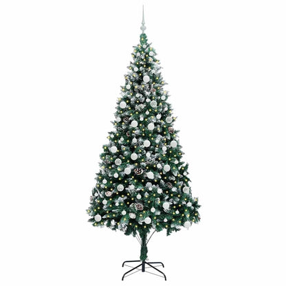 Künstlicher Weihnachtsbaum mit 300 LEDs mit Ständer Grün 210 cm