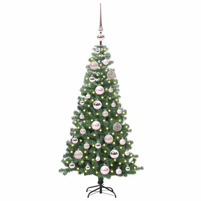 Weihnachtsbaum mit 150 LEDs mit Ständer Grün 120 cm PVC