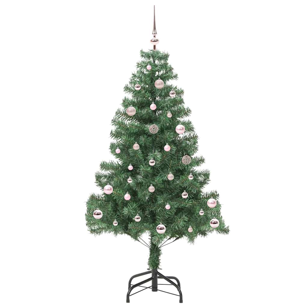 Weihnachtsbaum mit 150 LEDs mit Ständer Grün 150 cm PVC