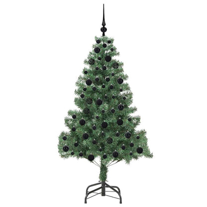 Weihnachtsbaum mit 300 LEDs mit Ständer Grün 180 cm PVC