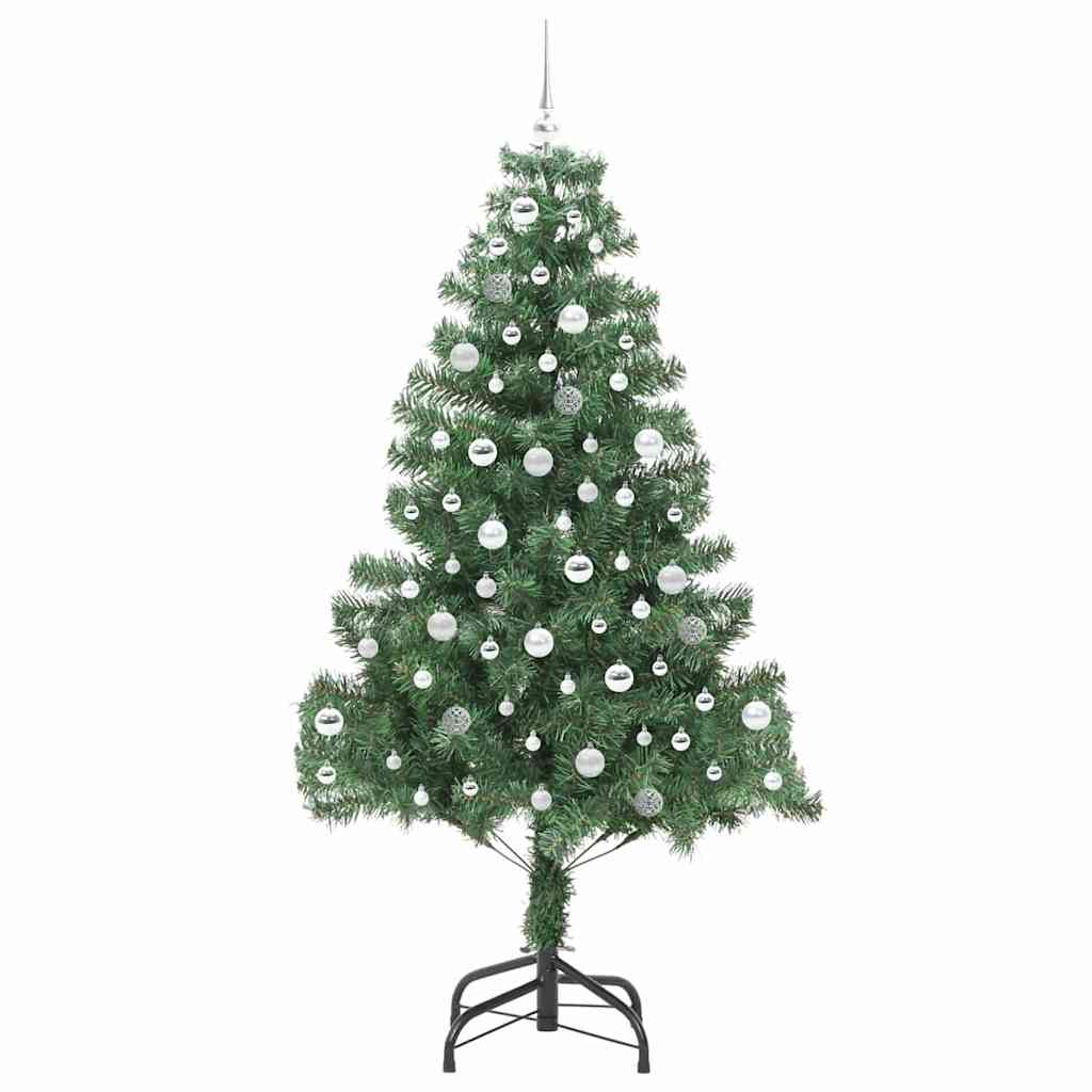 Weihnachtsbaum mit 300 LEDs mit Ständer Grün 210 cm PVC