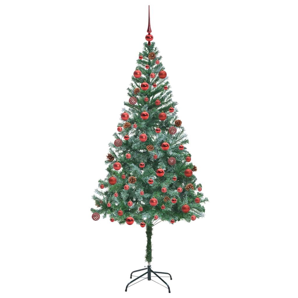 Künstlicher Weihnachtsbaum Grün 180 cm PVC und Stahl