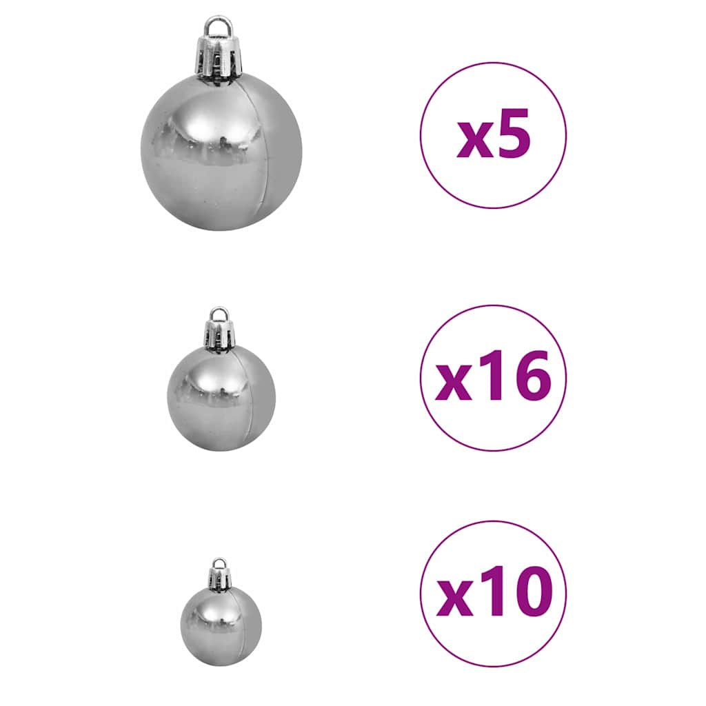 Künstlicher vorbeleuchteter Weihnachtsbaum Grün 180 cm