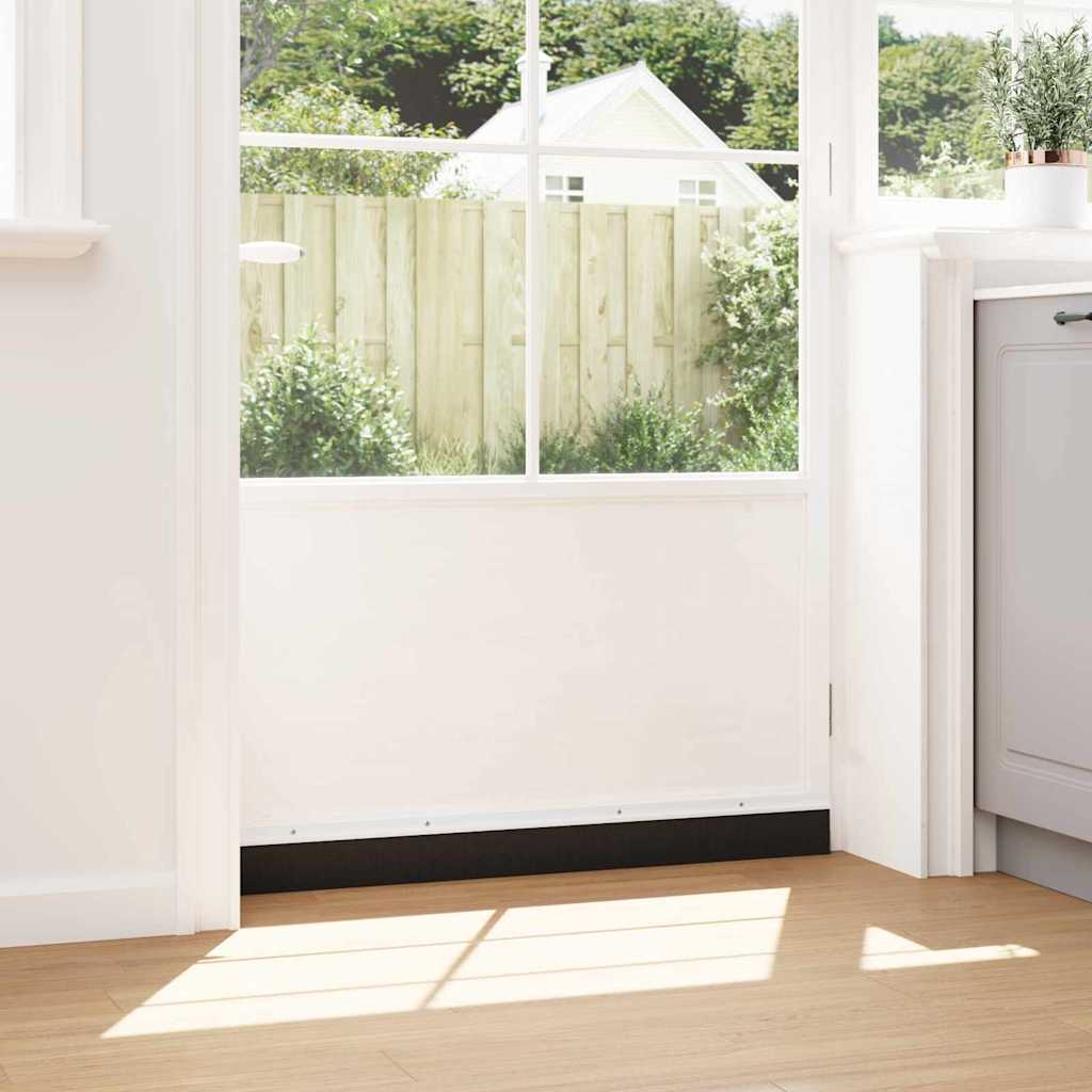 Aufsteck Türbürstendichtungen 12 pcs Weiß 100 cm