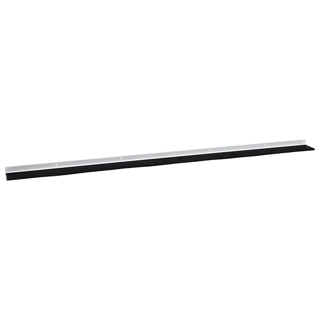 Aufsteck Türbürstendichtungen 2 pcs Weiß 100 cm