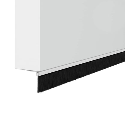 Aufsteck Türbürstendichtungen 12 pcs Weiß 100 cm