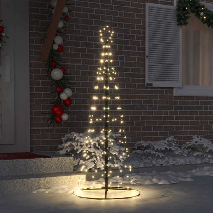 LED-Weihnachtsbaum mit 390 LEDs Warmes Weiß 250 cm Eisen
