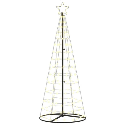 LED-Weihnachtsbaum mit 390 LEDs Warmes Weiß 250 cm Eisen
