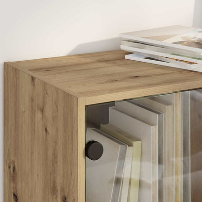 Highboard Artisan-Eiche 68 x 37 x 142 cm Holzwerkstoff
