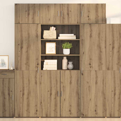 Highboard Artisan-Eiche 80 x 42,5 x 185 cm Holzwerkstoff